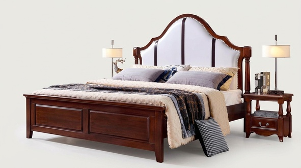 Bett 2 Nachttischе 3 tlg Schlafzimmer Set Möbel Klassisch Luxus Betten