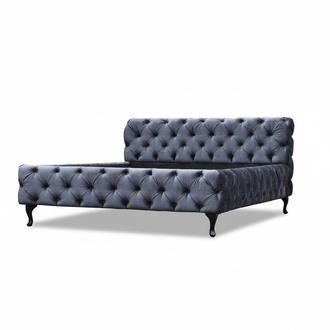 Bett Chesterfield Design Luxus Hotel Betten 180x200cm Schlaf Zimmer Leder