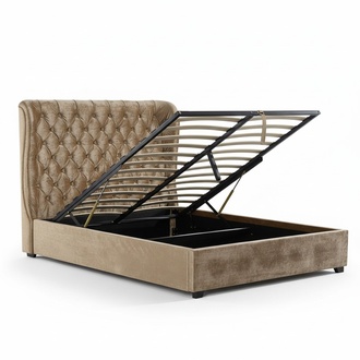 Bett Chesterfield Polsterbett Luxus Schlafzimmer Design Betten Leder
