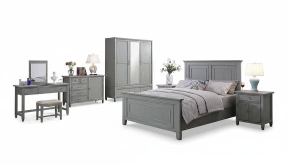 Bett Design Luxus Hotel Betten Schlaf Zimmer Landhaus Doppel Holz Neu