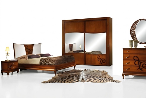 Bett Doppelbetten Modernes Bettgestell Betten Bettrahmen Holz Hotel Design