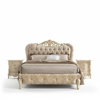 Bett Möbel Doppelbett Chesterfield Schlafzimmer Möbel Design Betten Italien Neu