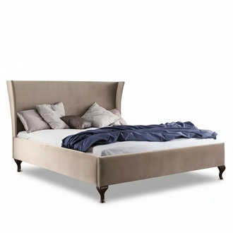 Bett Polster Design Luxus Doppel Hotel Betten Barock Holz Möbel