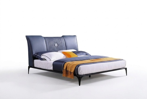 Bett Polster Design Luxus Doppel Hotel Betten. Ehe Schlaf Zimmer Leder