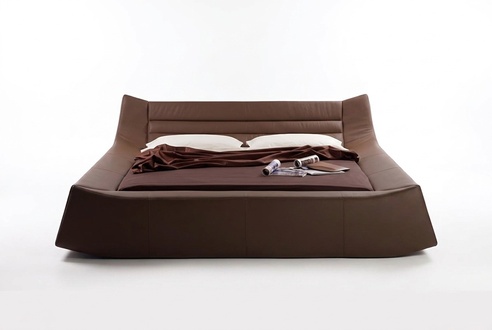 Bett Polster Design Luxus Doppel Hotel Betten Schlaf Zimmer Leder Stoff Modern