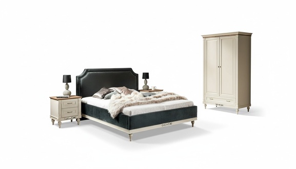 Bett Polster Design Luxus Hotel Betten Ehe 140/160cm Schlaf Zimmer Doppel