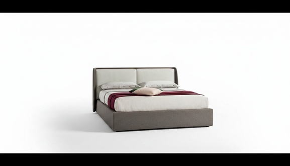 Bett Textil Polster Schlafzimmer 180x200 Design Doppelbett Lederbett Betten Neu