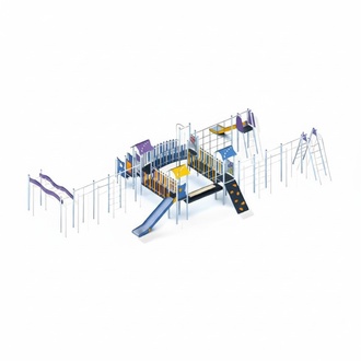 Bewegungsfläche Spielplatz Spielzone Freizeitgelände Kletterturm Freizeitanlage