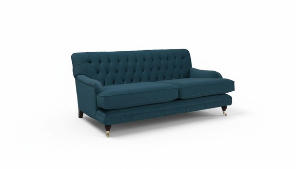 Blau Designer Sofa Couch Polster XXL 3 Sitzer Big Sofas Couchen
