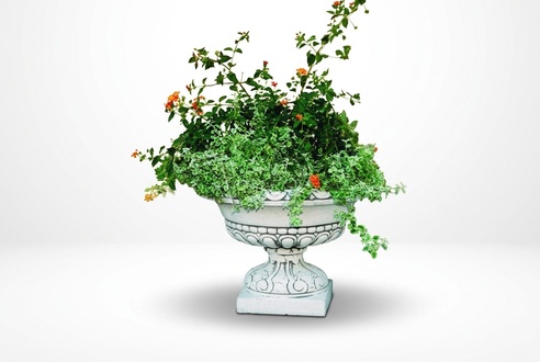 Blumenkübel Pflanz Kübel Dekoration Figur Blumentöpfe Garten Vasen 340
