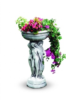 Blumenkübel Pflanz Kübel Dekoration Figur Blumentöpfe Garten Vasen