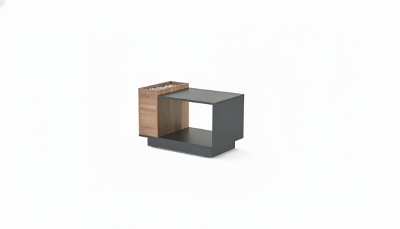 Braun-Grauer Büro Couchtisch Designer Kaffee Holztische Ablagentisch