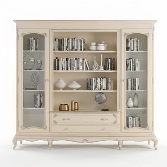Bücher Schrank Italienische Möbel Regal Holz Schränke Regale Vitrine Anrichte