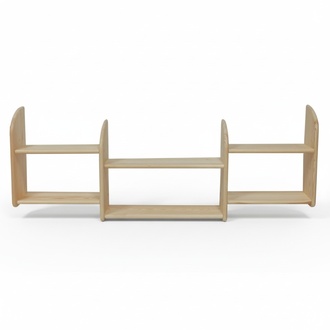 Bücherregal 150 * 19 * 47 cm Vollholz Kiefer massiv Büroregal Regal Echtes Holz
