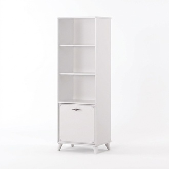 Bücherregal Bücherschrank Standregal Kinderregal Regal Holz Weiß Regale