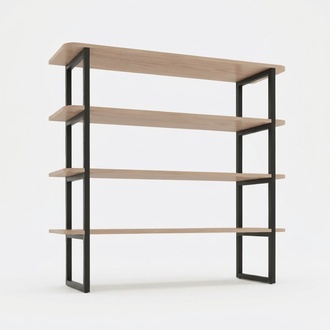 Bücherregal Regale Hochregal Bücherschrank Ablagefläche Holzgestell