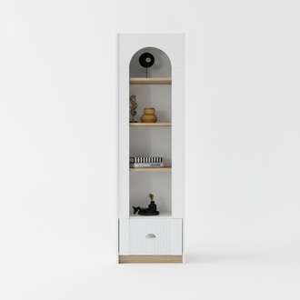 Bücherregal Stilvoll Modernes Design Ordentliche Elegante Aufbewahrung Möbel