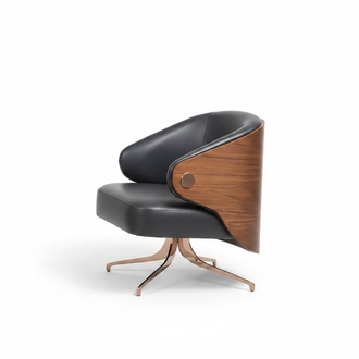 Büro Stühle Leder Sessel Stuhl Schwarz Bürostuhl Modern Luxus Einrichtung Neu