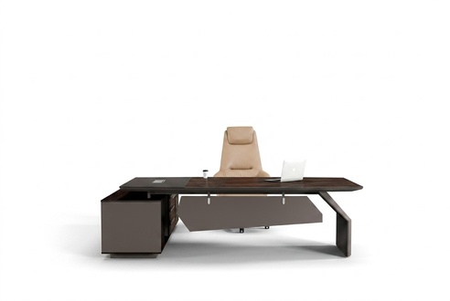 Büromöbel Tisch Bürotisch Arbeitstisch Schreibtisch Büro Holz Braun