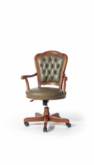 Bürostuhl Drehstuhl Chesterfield Chefsessel Italienische Möbel Sessel Lehnstuhl