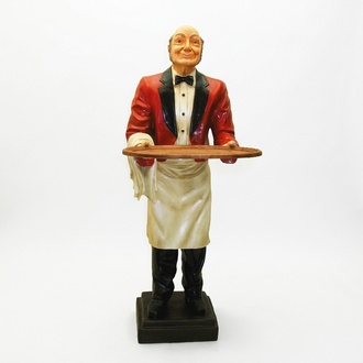 Butler Figur Statue Figuren Statuen Skulptur Restaurant Hotel 180cm Ablage