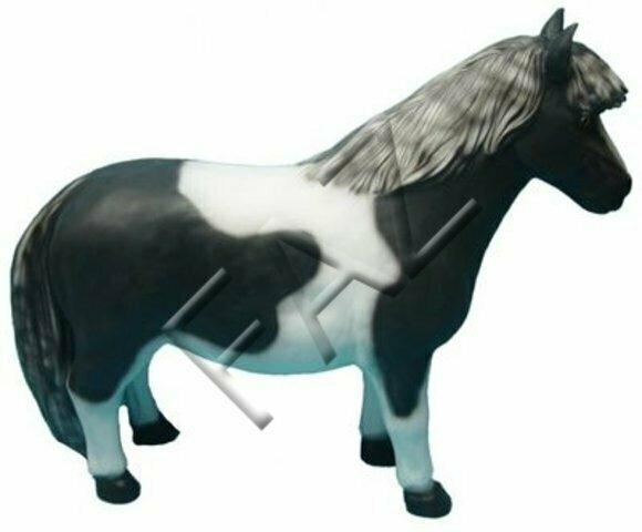 Design Pferd Figur Garden Statue Skulptur Figuren Skulpturen Dekoration