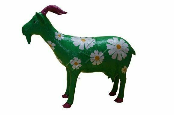 Design Ziege Figur Statue Skulptur Figuren Skulpturen Dekoration Deko