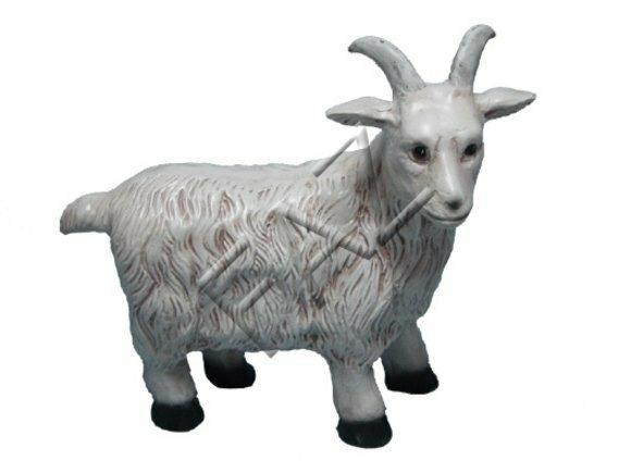 Design Ziege Figur Garten Statue Skulptur Figuren Skulpturen Deko Statuen