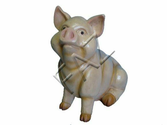 Design Schwein Figur Garten Statue Skulptur Figuren Skulpturen Dekoration