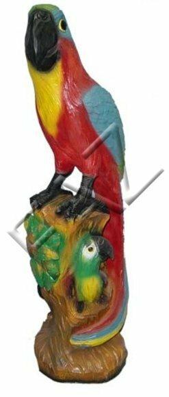 Design Papagei Figur Statue Skulptur Figuren Skulpturen Garten Dekoration