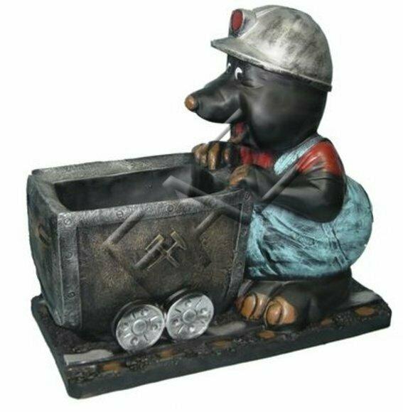 Design Maulwurf Figur Garten Statue Skulptur Figuren Skulpturen Deko