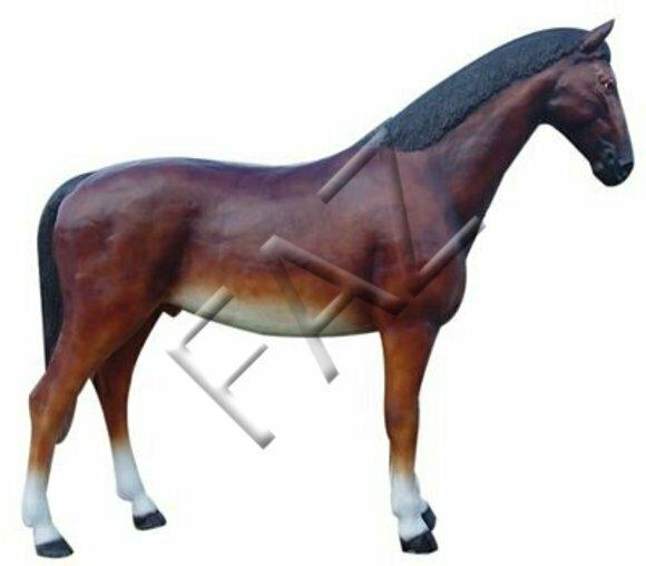Design Pferd Figur Garden Statue Skulptur Figuren Skulpturen Dekoration