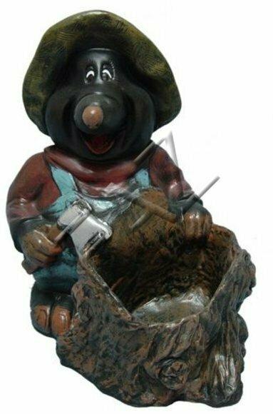 Design Maulwurf Figur Garten Statue Skulptur Figuren Skulpturen Dekoration
