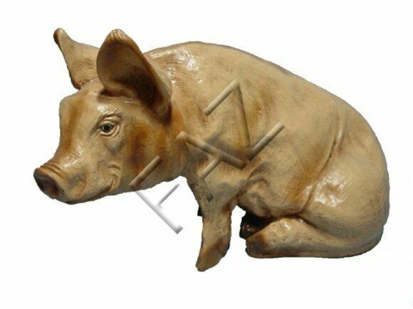 Design Schwein Figur Garten Statue Skulptur Figuren Skulpturen Dekoration