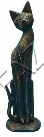 Design Katze Figur Garten Statue Skulptur Figuren Skulpturen Dekoration