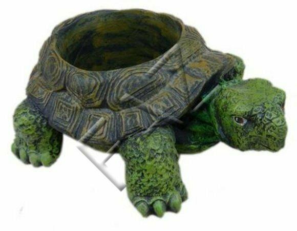 Schildkröte Vase Design Skulptur Figur Statue Statuen Figuren Dekoration