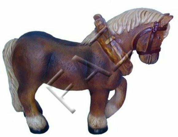 Design Pferd Figur Garten Statue Skulptur Figuren Skulpturen Dekoration