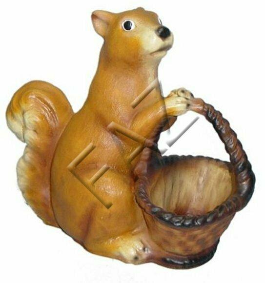 Eichhörnchen Figur Garten Statue Skulptur Figuren Skulpturen Deko