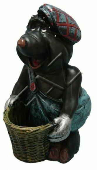 Design Maulwurf Figur Garten Statue Skulptur Figuren Skulpturen Dekoration