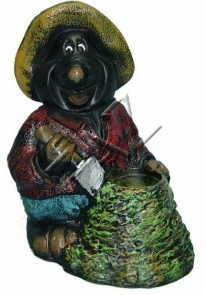 Design Maulwurf Figur Garten Statue Skulptur Figuren Skulpturen Dekoration