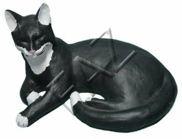 Design Katze Figur Garten Statue Skulptur Figuren Skulpturen Dekoration