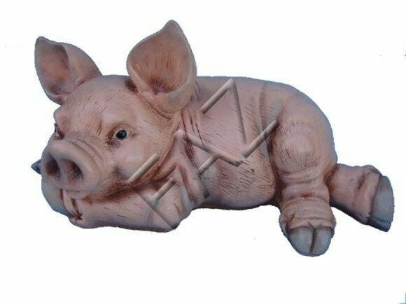 Design Schwein Figur Garten Statue Skulptur Figuren Skulpturen Dekoration