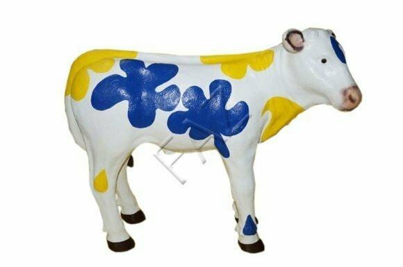 Design Kalbfleisch Figur Statue Skulptur Figuren Skulpturen Dekoration