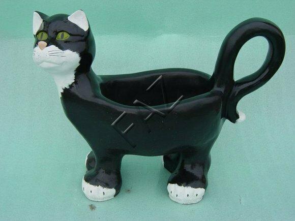Design Katze Figur Garten Statue Skulptur Figuren Skulpturen Dekoration