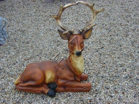 Design Hirsch Figur Garten Statue Skulptur Figuren Skulpturen Dekoration