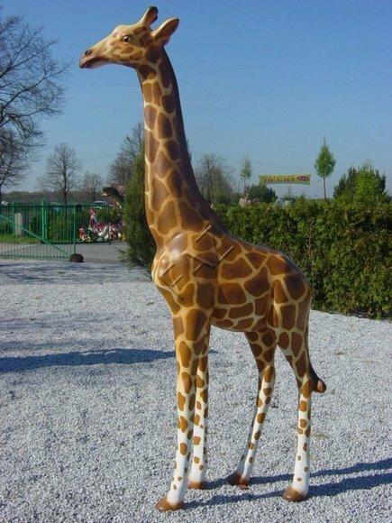 Design Giraffe Figur Statue Skulptur Figuren Skulpturen Garten Deko Zoo