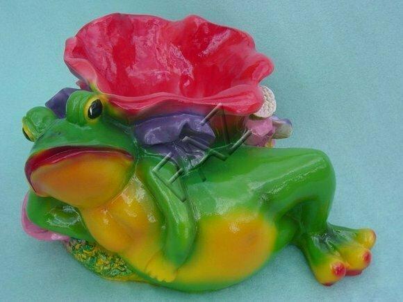 Design Frosch Figur Garten Statue Skulptur Figuren Skulpturen Dekoration