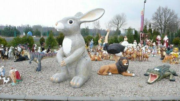 XXL Hase Werbung Aufsteller Hingucker Skulptur Tier Zoo Dekoration Garten