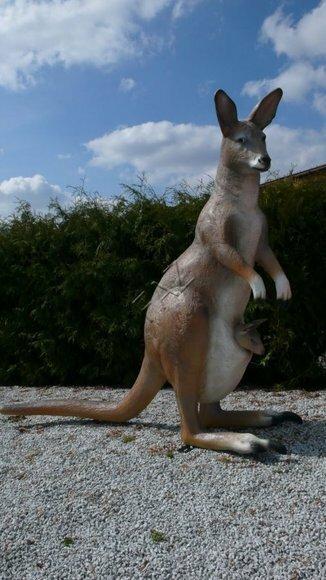 Design KänguruAustralien Neu Statue Skulptur Figuren Skulpturen Garten
