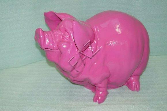 Design Schwein Figur Statue Skulptur Figuren Skulpturen Dekoration Deko